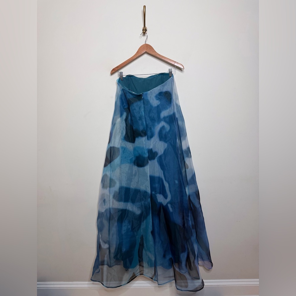 STAUD Allyson Printed Strapless Maxi Dress - Picture 7 of 7